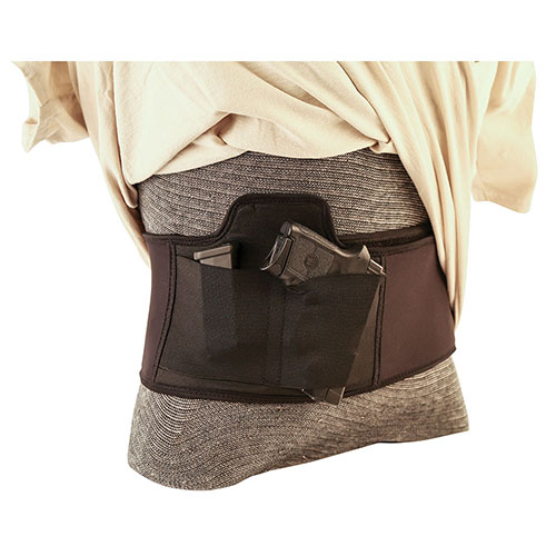 Caldwell Tac Ops Belly Band Holster tarjoaa mukautuvan ja mukavan kantamisen, kosteutta siirtävää materiaalia, liukusuojaus, ja se on konepestävä.
