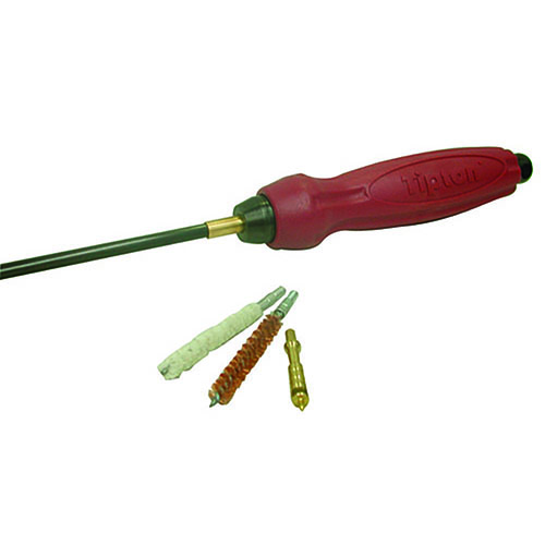 Tiptonin Deluxe 1-Piece Carbon Fiber Cleaning Rod 17 Cal on kestävä, naarmuttamaton ja joustava puhdistusväline, joka seuraa tarkasti riflingia ja mahdollistaa tehokkaan puhdistuksen.