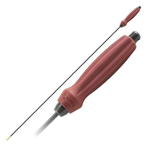 Tipton Deluxe 1-Piece Carbon Fiber Cleaning Rod tarjoaa erinomaisen suojan piipulle, joustavuuden ja ergonomisen kahvan, joka seuraa riflingia vaivattomasti.