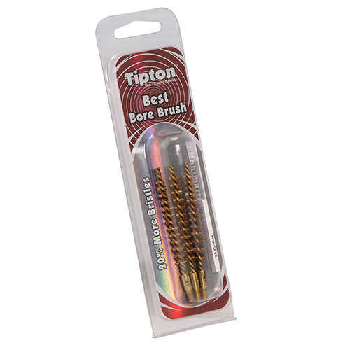 Tipton® Best Bore Brushes tarjoavat erinomaisen puhdistustehon, kestävä messinkiydin ja 20 % enemmän harjaksia kuin tavallisissa harjaksissa.