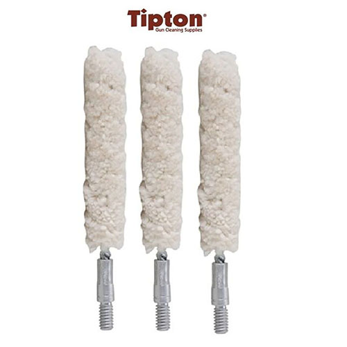 Tipton Bore Mop, 100 % puuvillasta valmistetut moppit, ovat erittäin imukykyisiä ja erinomaisia liuosten, öljyjen ja säilöntäaineiden levittämiseen.