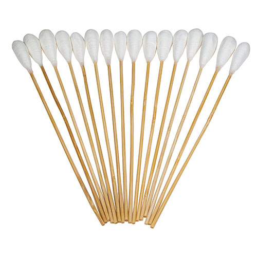Tipton Power Swabs - 9mm/.38 cal, 175 kpl: Kestävä puuvillapään rakenne, joustava bambukahva, kertakäyttöinen, tehokas puhdistus ilman sotkua.