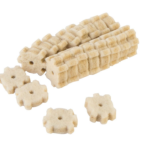 Wheeler Delta Series Star Chamber Cleaning Pads help puhdistaa kiväärisi tehokkaasti. Pakkaus sisältää 20 tiivistetystä villasta valmistettua padia, jotka sopivat täydellisesti star chamberiin.