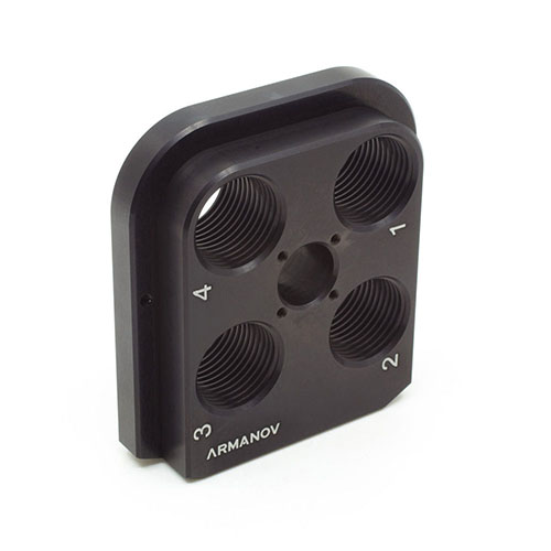 ARMANOV Dillon RL550 ToolHead - Zero Play - Free Float ready mahdollistaa tarkemman ja keskeisemmän patruunan valmistuksen CNC-koneistettujen komponenttien ansiosta.