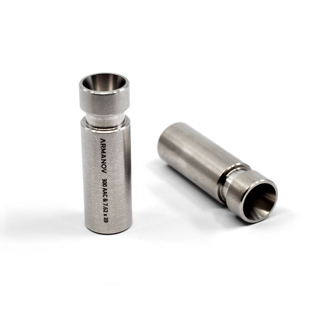 ARMANOVin Powder Funnel Dillon-pulverimittarille helpottaa 300 AAC Blackoutin lataamista, säästää aikaa ja rahaa, ja sopii kaikille Dillon-mittareille.