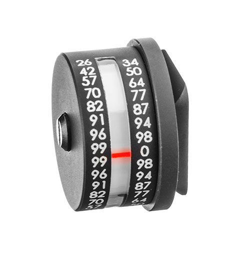 ERATAC® ACI - Angle Cosine Indicator (Mil Spec) mahdollistaa tarkan laukauksen pitkällä matkalla, estää kallistumisvirheet ja on vesitiivis 1m syvyydessä.