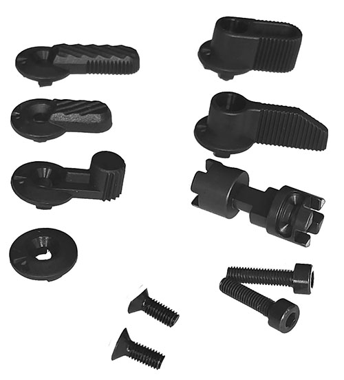 ERATAC Trigger, AR-Safety Selector Shaft on suunniteltu mukautumaan HK MR223 ja MR308 -aseisiin, mukana kaksi vara-ruuvipinniä asennusta varten.