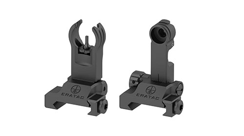 ERATACin Backup Sights tarjoaa taatusti kestävän ja tarkan varasightin, joka on yhteensopiva AR-15:den kanssa ja suojaa iskuilta innovatiivisen rakenteensa ansiosta.