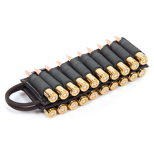 ULFHEDNAR Portable Cartridgeholder (20 Cartridges) pitää patruunat järjestyksessä ja kiinnittää ne helposti UH110-ammuntasalkkuun tai varusteisiin.