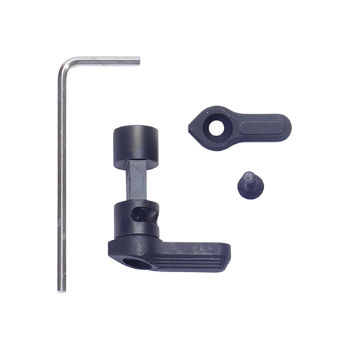 SCHMEISSER Ambidextrous Safety Selector 45° tarjoaa kaksipuolisen 45°/90° toiminnan, ergonomiset ohjaimet ja helpon 'drop-in' asennuksen maksimaaliseen turvallisuuteen.