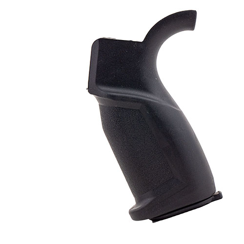 Kestävä AR-15 Pistol Grip tarjoaa erinomaisen otteen, ergonomisen muotoilun ja vesitiiviin osaston tärkeille tarvikkeille, parantaen ampumakokemusta.