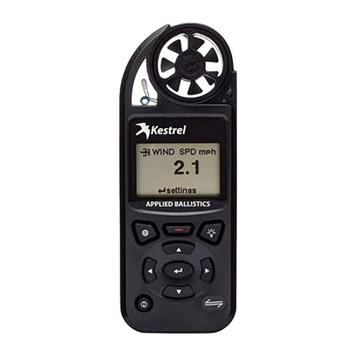 Kestrel 5700 Elite mittaa 15 ympäristöparametria, tarjoaa Bluetooth LiNK-yhteyden, ja sisältää Litz-kirjaston yli 225 luodin tarkkoja tietoja.