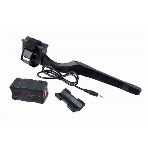 MagnetoSpeed Sporter tarjoaa tarkkuuden ja luotettavuuden, helppokäyttöisen yhden napin näytön, kolmiasteiset herkkyysasetukset ja nopean kiinnitysjärjestelmän.