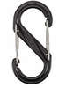 Nite Ize S-Biner #2 on kevyt ja kestävä, valmistettu lasikuituvahvistetusta nailonista, ja sen turvallinen lukitusmekanismi takaa luotettavan pidon.