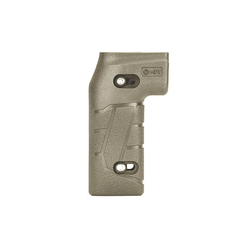 MDT Adjustable Vertical Pistol Grip tarjoaa täydellisen sormiasennon ja mukautettavan otteen, mikä parantaa tarkkuusammuntaa ja yhteensopivuus useiden alustoiden kanssa.