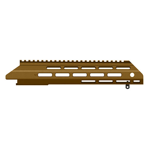 MDT ESS Fore-end tarjoaa 15 tuuman pituuden, ja voit valita lyhyemmän tai pidemmän fore-endin sekä lisäkiinnitysrautoja tarpeidesi mukaan.