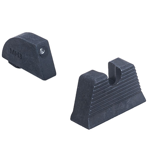 MEPROLIGHT MPO-DS ja MPO-PRO S varasiteet tarjoavat erinomaisen näkyvyyden ja tarkkuuden, täydellinen valinta GLOCK-aseille. H-Front 10mm / Rear 12 mm.