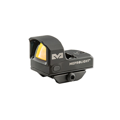 Mepro MPO-DF on kustannustehokas RMR-jalustalla varustettu punapiste, jossa on 3.5 MOA retikka, automaattinen kirkkauden säätö ja IPX7-vesitiiviys.