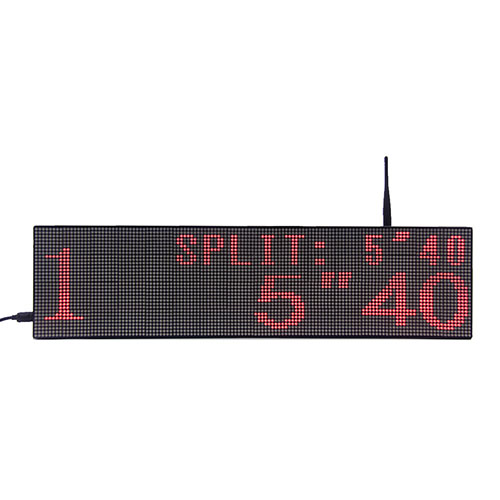 SPECIAL PIE Wireless LED Display näyttää ajastuksesi ja laukauksesi yleisölle jopa 200m etäisyydeltä, ja se on kirkas sekä sisä- että ulkokäyttöön.