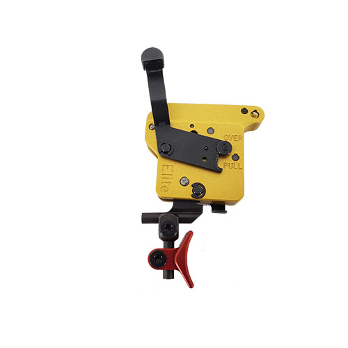 Timneyn REMINGTON MODEL 7 CALVIN ELITE -liipaisimet ovat helppoja asentaa, parantavat tarkkuutta ja sisältävät turvallisuusominaisuuden, joka estää liipaisimen liikkumisen.