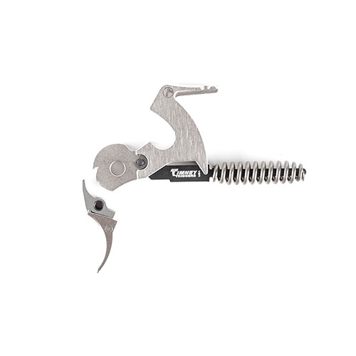Timney Lever Action Trigger parantaa tarkkuutta 3-3.5lb vetopainolla, ei säädettävä, helppo asentaa, käsin koottu ja elinikäinen takuu.
