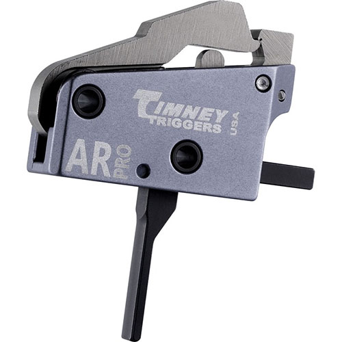 Timney AR PRO 2 STAGE TRIGGER tarjoaa erinomaisen 8 oz + 1.5 lb vetopainon, kestävä alumiinikuori ja ei vaadi asennusta tai säätöä.