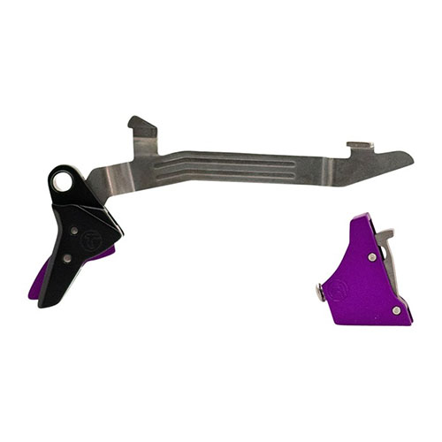 TIMNEY GLOCK TRIGGERS, 3lb vetopaino, Alpha Red Competition -laatu. Sopii GLOCK Gen 3-4 malleille kuten G20, G21, G29, G30, G40 ja G41.
