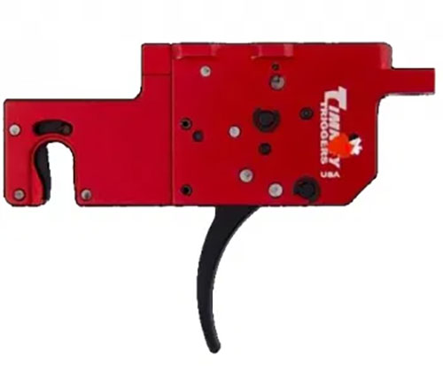 Timney Ruger Precision 2 Stage Trigger tarjoaa helpon asennuksen ilman asehuoltajaa, tarkkuuden parantamiseksi 8oz-1lb ja 8oz-2lb säädettävillä vetoilla.