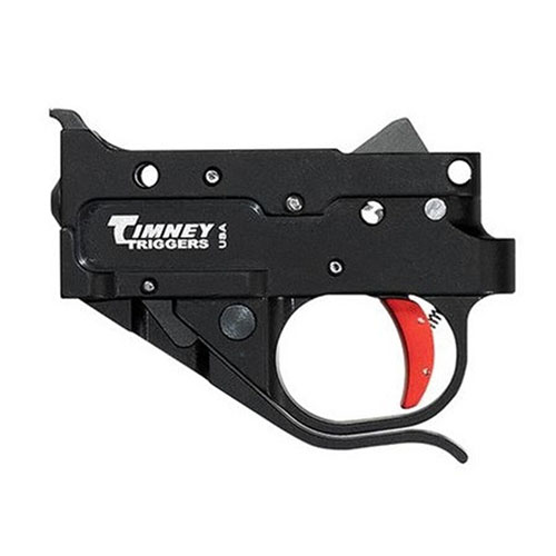 RUGER 1022 Trigger Complete Assembly tarjoaa luotettavan suorituskyvyn mustassa kotelossa ja punaisessa liipasimessa, vetopaino 2,75 lbs, ei säädettävissä.