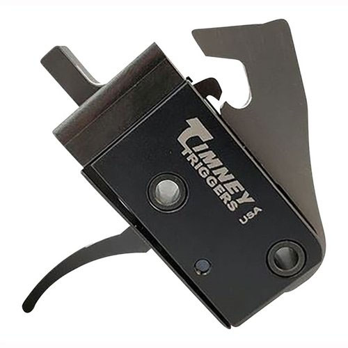 Timney SIG MPX SINGLE STAGE CURVED TRIGGER 4.5lb tarjoaa tarkan ja tasaisen laukaisun ilman säätöjä, helppo asennus ja valittavissa kaareva tai suora laukaisukenkä.