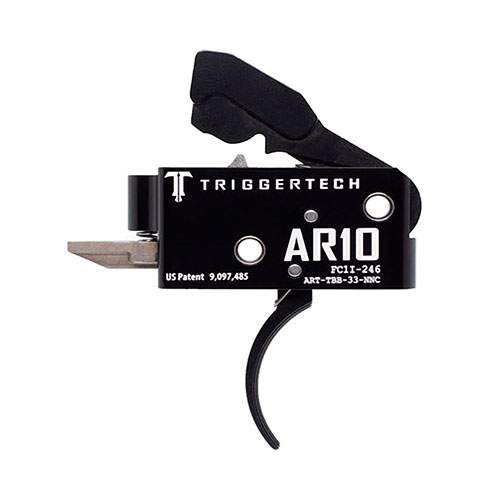 TRIGGERTECH AR10 - Black Competitive tarjoaa tarkkuutta ja luotettavuutta, Frictionless Release Technology™ ja kestävä 440C ruostumaton teräs.