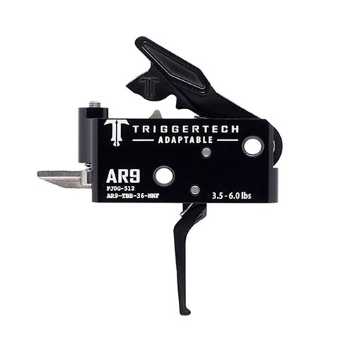 TRIGGERTECH AR9 - Black Adaptable tarjoaa Zero Creep Technology™:n, lyhyen kahden vaiheen toiminnan ja erinomaisen luotettavuuden kaikissa olosuhteissa.