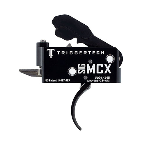 TRIGGERTECH MCX - BLACK ADAPTABLE tarjoaa tarkkuutta ja luotettavuutta huippuluokan kilpailijalle, sisältäen Frictionless Release Technology™ ja 440C ruostumattoman teräksen.