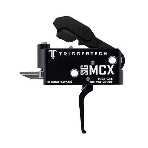 TRIGGERTECH MCX - Black Adaptable tarjoaa tarkkuuden ja luotettavuuden huipputason kilpailijalle, lyhyt kaksivaiheinen toiminta ja Frictionless Release Technology™.