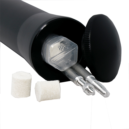 VFG:n puhdistusvarret, valmistettu ruostumattomasta teräksestä tai kevyestä alumiiniseoksesta, tarjoavat ergonomisen kahvan ja sujuvan puhdistuskokemuksen.