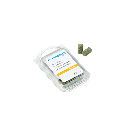 VFG:n INTENSIVE barrel cleaner on tehokas ja joustava puhdistustyökalu, joka syövyttää likaa syvälle piippujen raitoihin ilman hankaavia työkaluja.