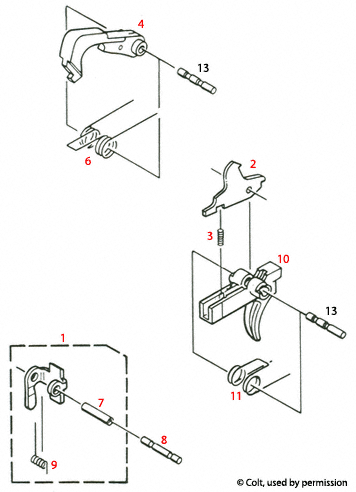 Colt® M16/M4 Lower Receiver - Fire Control - Full Auto 