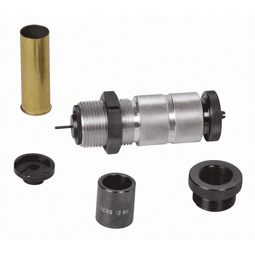 RCBS Cowboy Shotshell - täydellinen ratkaisu 12GA messinkikuorien uudelleenlataamiseen, tarjoaa tarkan koon, de-primingin ja crimpauksen RCBS-puristimella.