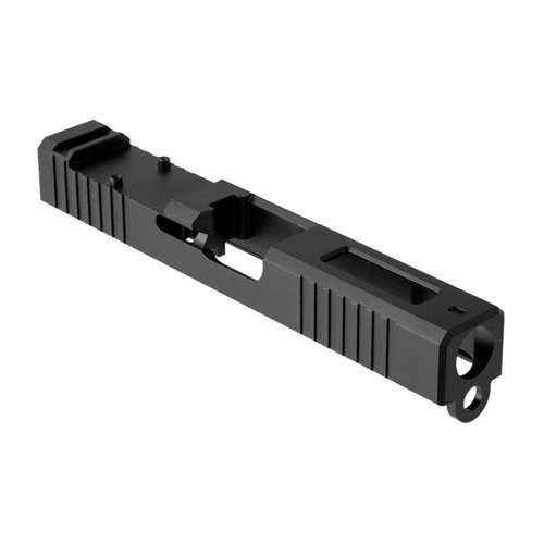 Brownells RMR Slide Glock® 19 Gen3: helppo Trijicon RMR -asennus, viilennysikkuna, kestävä 17-4 ruostumaton teräs ja tyylikkäät urat.