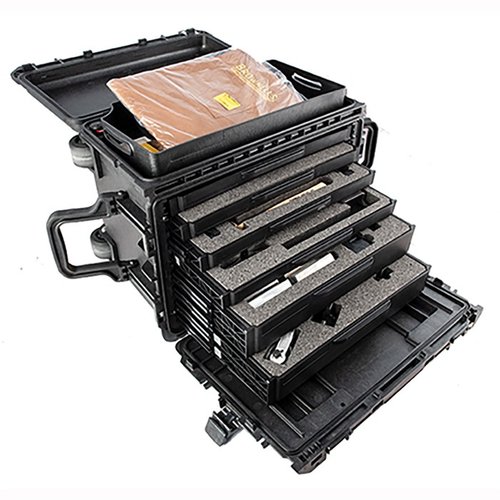 Brownells Gen II Armorer's Kit sisältää kaikki tarvittavat työkalut AR-15, M16 ja M4 -kiväärien huoltoon ja mukauttamiseen, kestävässä Pelican-kotelossa.