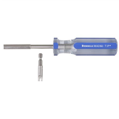 RUGER® Double Action -ruuvimeisseli- ja ejector-driver-setti on kestävä, itsevarastoitu työkalu, joka helpottaa Ruger®-kiväärien täydellistä purkamista.