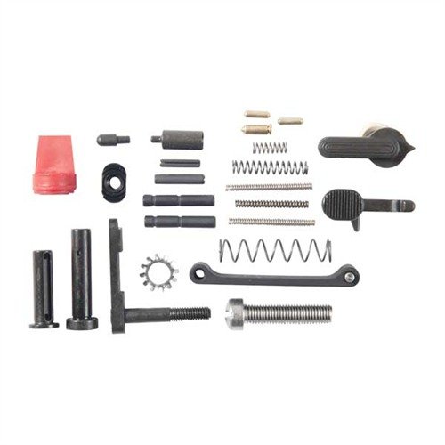 Genuine Colt - LOWER RECEIVER PARTS KIT sisältää kaikki tarvittavat osat pienipin AR-15 alareseptorin viimeistelyyn ja luotettavan toiminnan palauttamiseen.