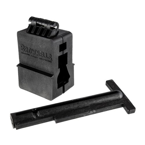AR-15/M16 UPPER RECEIVER ACTION BLOCK suojaa vastaanottimen vaurioilta puristettaessa, mahdollistaen turvallisen ja tehokkaan puhdistuksen sekä kokoonpanon.