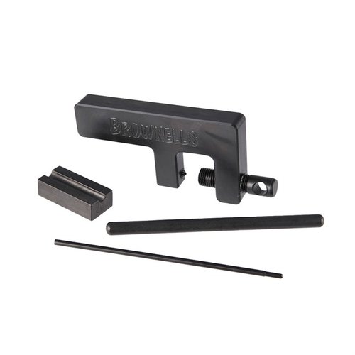 Brownells 1911 Plunger Tube Staking Tool on helppokäyttöinen työkalu, joka estää putken vaurioitumisen ja soveltuu kaikkiin kehys- ja putkimalleihin.