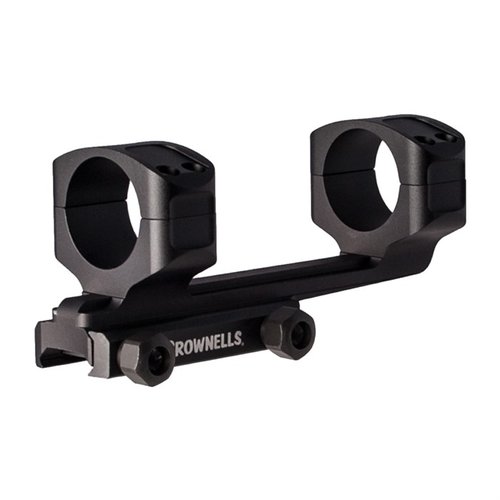 Brownells AR-15 Cantilever Scope Mount tarjoaa kevyen ja kestävän alustan 30mm kiikareille, varmistaen mukavan tähtäysasennon ja erinomaisen vakauden.