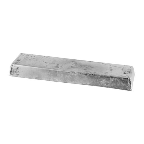 Brownells 40 TO 1 - 5 lb ingot, 97.5% lyijyä ja 2.5% tinaa. Pehmeä seos takaa tasaisen laajenemisen ja erinomaisen painon säilyttämisen mustapulverinopeuksilla.