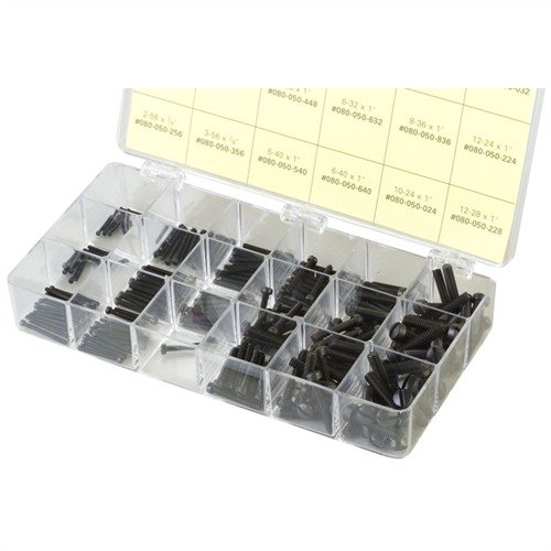 FILLISTER HEAD SCREW KIT sisältää 240 ruuvia 20 suositusta koosta, tarjoten täydellisen ratkaisun vaikeasti löydettäville ruuveille ja säästöjä.