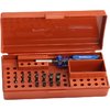 BROWNELLS STANDARD MAGNA-TIP® SET tarjoaa monipuoliset, kestävästä materiaalista valmistetut bitit ja ergonomisen kahvan tarkkaan asehuoltoon.