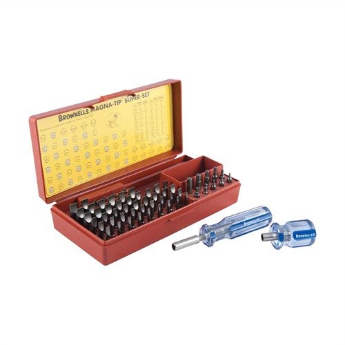 MAGNA-TIP 58 BIT MASTER SCREWDRIVER SET tarjoaa täydelliset TRUE hollow-ground bitit, jotka varmistavat maksimaalisen väännön ja metallin täydellisen kontaktin ruuvin kanssa.