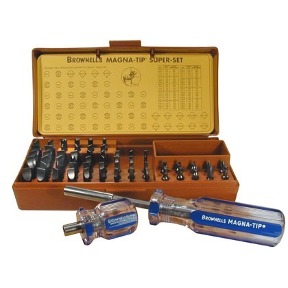 MAGNA-TIP 58 BIT MASTER SCREWDRIVER SET tarjoaa täydellisen tarkkuuden ja voiman siirron, sisältäen 58 erilaista bittiä eri tarpeisiin.